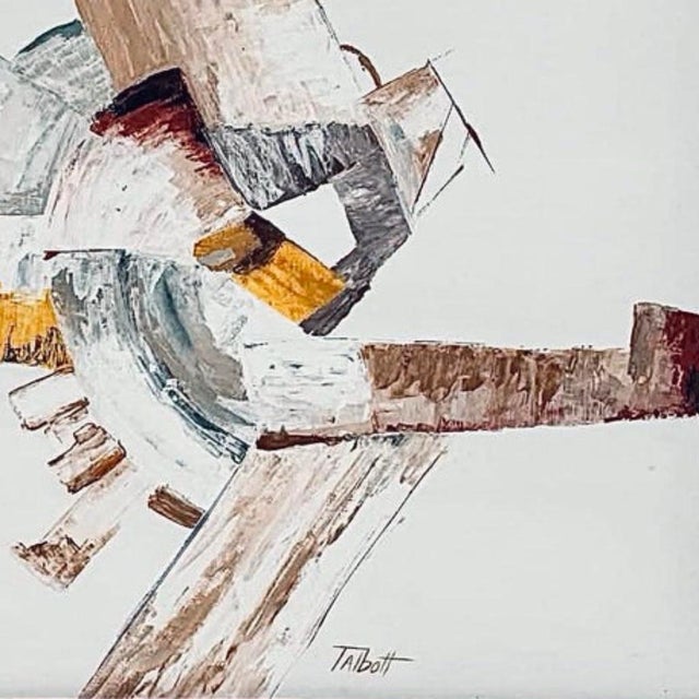 60s Vintage RARE monumental, Talbott for Harris Strong,Mid Century Modern Abstract Expressionist Focal work of art ,...