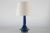 Danish Modern Sculptural ufo sharped table lamp made by Søholm Stentøj in the 1960s. It's decorated with glossy glaze in a...