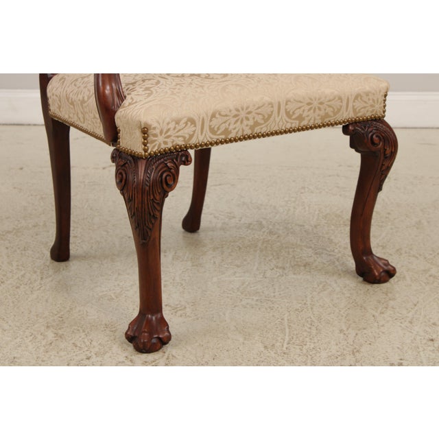 Karges Set of 8 Chippendale Clawfoot Dining Room Chairs For Sale - Image 10 of 18