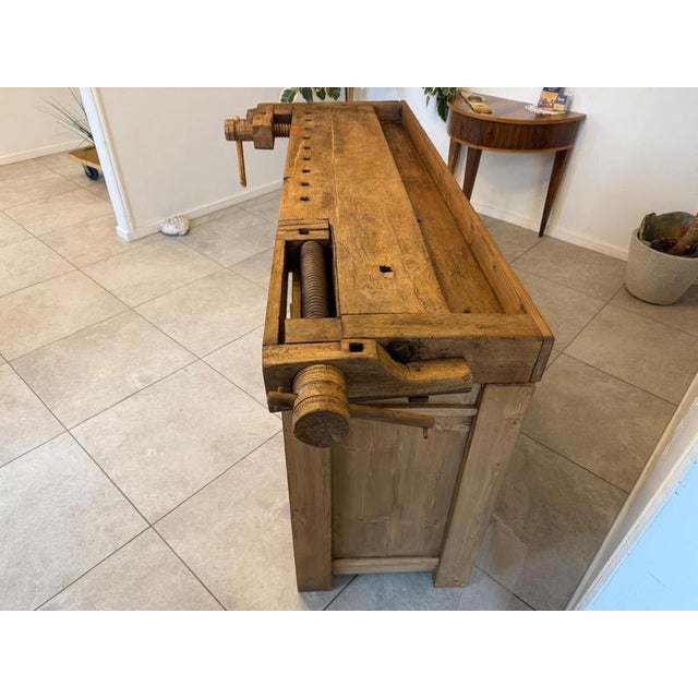 Antique Rustic Workbench, 1890s For Sale - Image 14 of 18