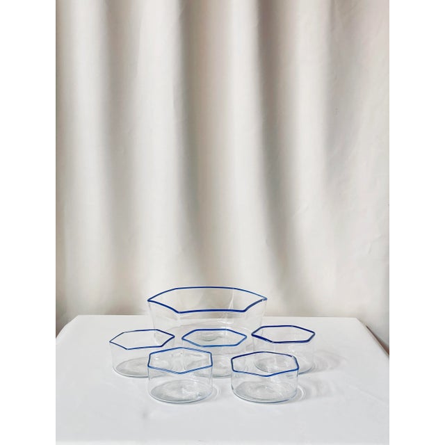 Italian Glass Bowls, Set of 6 For Sale - Image 4 of 13