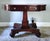 This is a beautiful Ralph Lauren Polo library console table in mahogany wood with dark mahogany finish. The tabletop has...