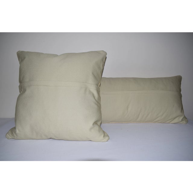 Turkish Hemp Cushion Cover - A Pair For Sale - Image 4 of 4