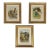 Set of 3 Antique Nursery Rhyme Book Plate Prints in Gilt Frames For Sale