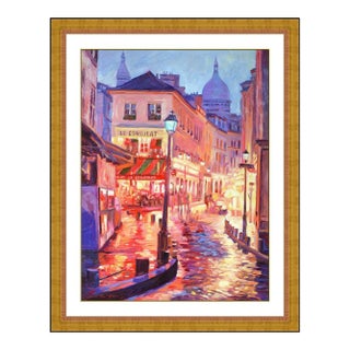 Late 20th Century Le Consulat, Montmartre, David Lloyd Glover For Sale