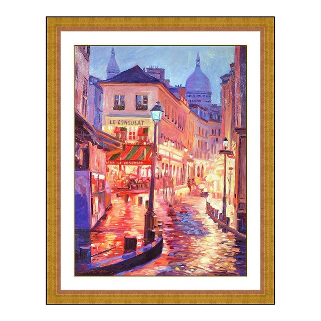 Late 20th Century Le Consulat, Montmartre, David Lloyd Glover For Sale