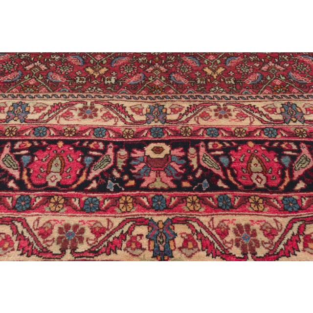 Early 20th Century Early 20th Century Antique Persian Bijar Rug, 07'05 X 11'00 For Sale - Image 5 of 11