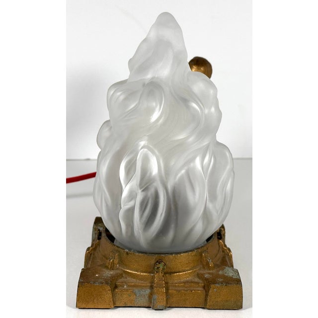 Metal 1930s Art Deco Frankart Style Nude Boudoir Lamp For Sale - Image 7 of 18