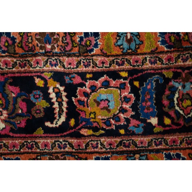 Vintage Mashad Palace Rug For Sale - Image 4 of 10