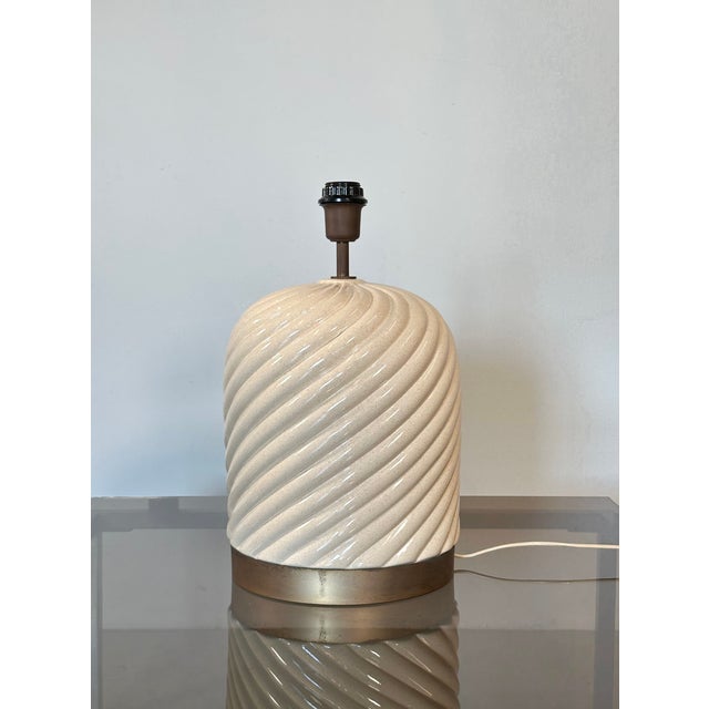Ceramic Table Lamp by Tommaso Barbi, 1970s For Sale - Image 6 of 13