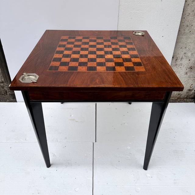 Louis XVI Gaming Table in Wood, France, 1930s For Sale - Image 15 of 18
