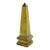 Vintage Large Aged Brass Obelisk by Decorative Crafts For Sale