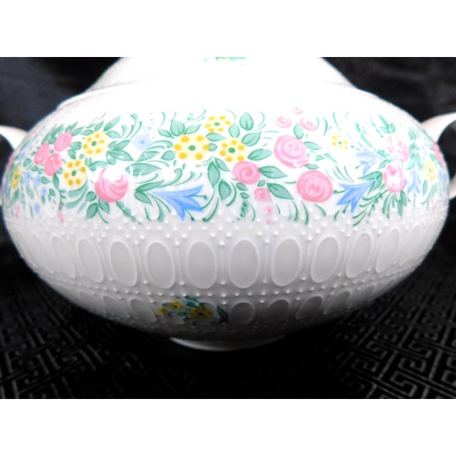 Contemporary 1970s Signed Rosenthal Bjorn Wiinblad Covered Casserole Dish in Romanze For Sale - Image 3 of 8