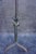 1920s Rustic Wrought Iron Hanging Lantern Floor Lamp For Sale - Image 4 of 8