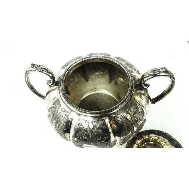 French Art Nouveau Sugar Bowl from Armand Frenais, Early 20th Century For Sale - Image 6 of 13