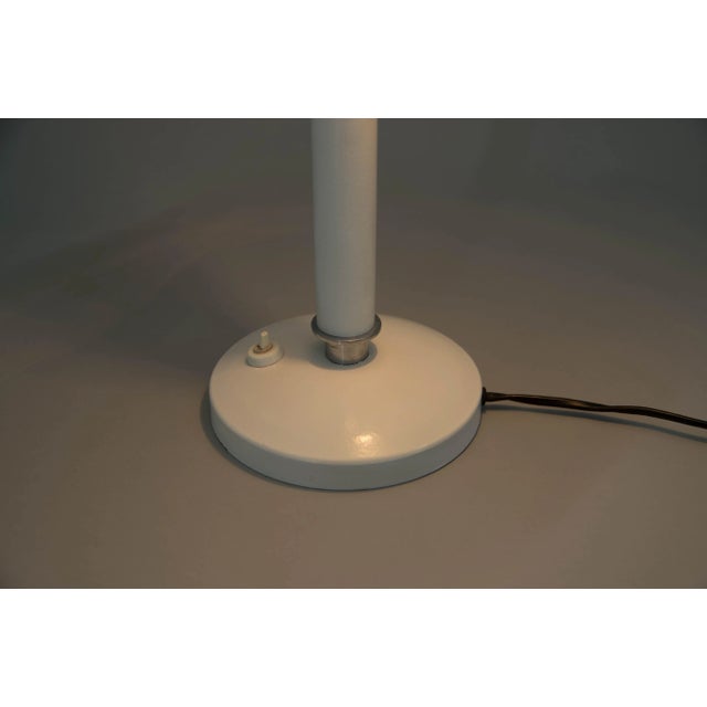1950s Mid-Century White Table Lamp, 1950s For Sale - Image 5 of 13