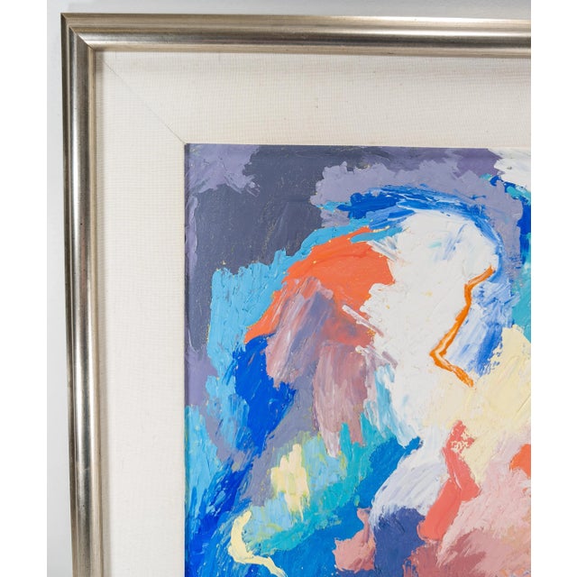 Abstract 1990's Contemporary Modern Abstract Painting by Corrie McCallum of Charleston For Sale - Image 3 of 12