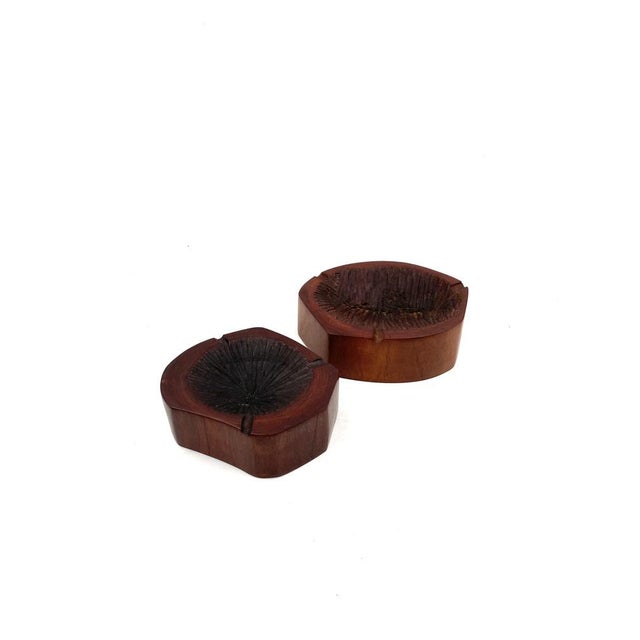 Modern Wood Ashtrays, France, 1970s, Set of 2 For Sale - Image 18 of 18