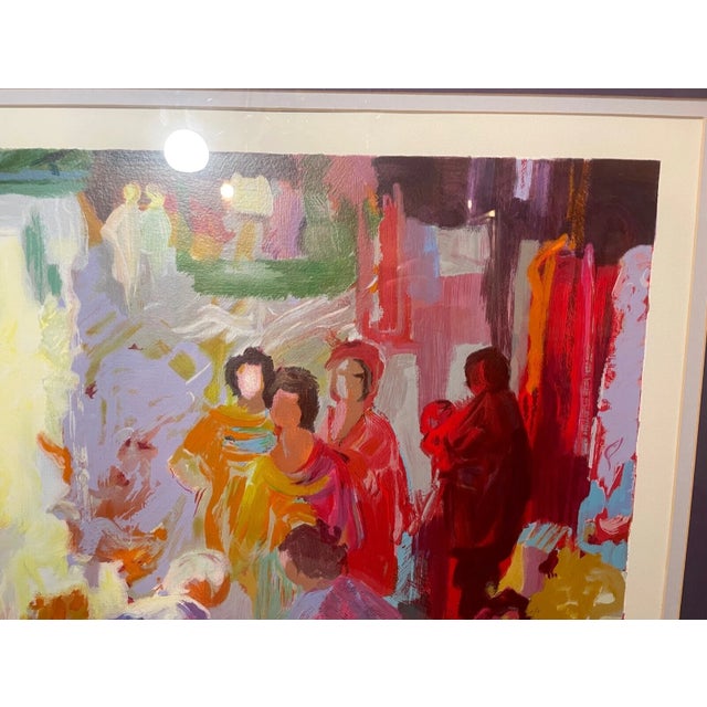 Vintage Original Monique Baroni Abstract Figural Serigraph Print Lmt. Edition For Sale In New York - Image 6 of 11