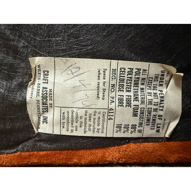 1970s Mid Century Modern Club Chair by Craft Associates for Lane Furniture For Sale - Image 10 of 11