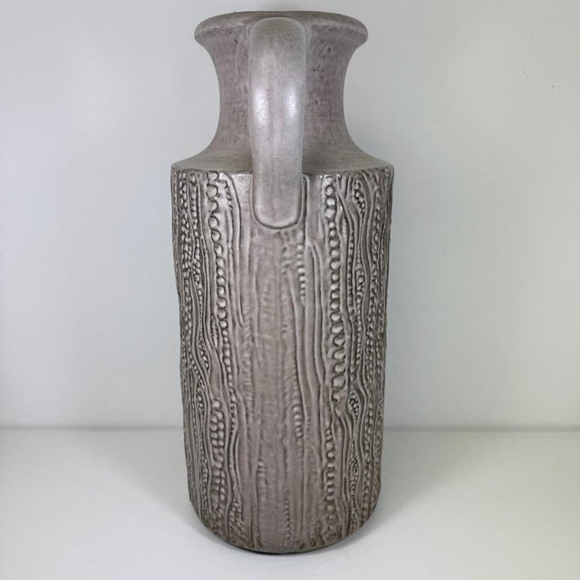 Brutalist Model 7652-45 Relief Floor Vase by Carstens Tönnieshof, 1970s For Sale - Image 9 of 14