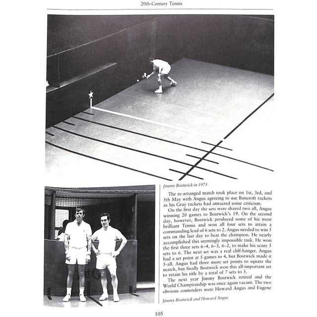 Paper "The Willis Faber Book of Tennis & Rackets" 1980 Lord Aberdare For Sale - Image 7 of 12