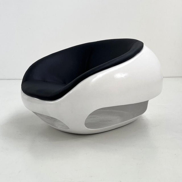 Fiberglass Pod Lounge Chair by Mario Sabot, 1960s For Sale - Image 4 of 10