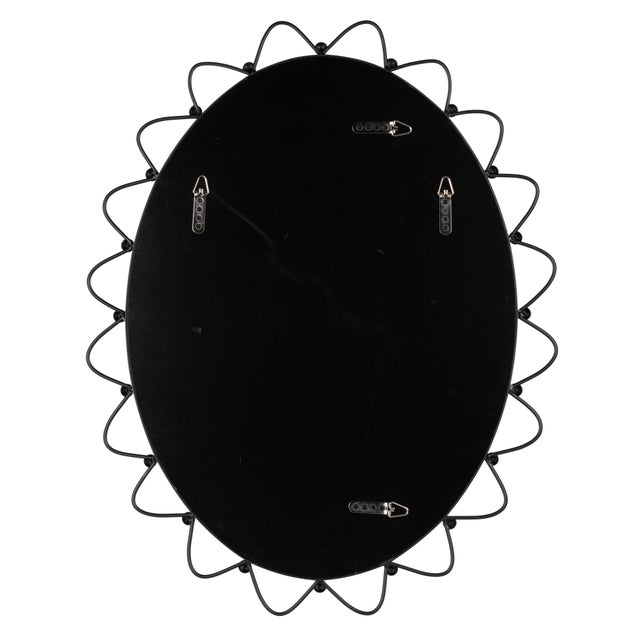 Transitional Cooper Classics x Park and Oak Sienna Metal Loop Wall Mirror For Sale - Image 3 of 6