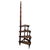 Animal Skin Spiral Library Steps with Tall Turned Support, 1960 For Sale - Image 7 of 7