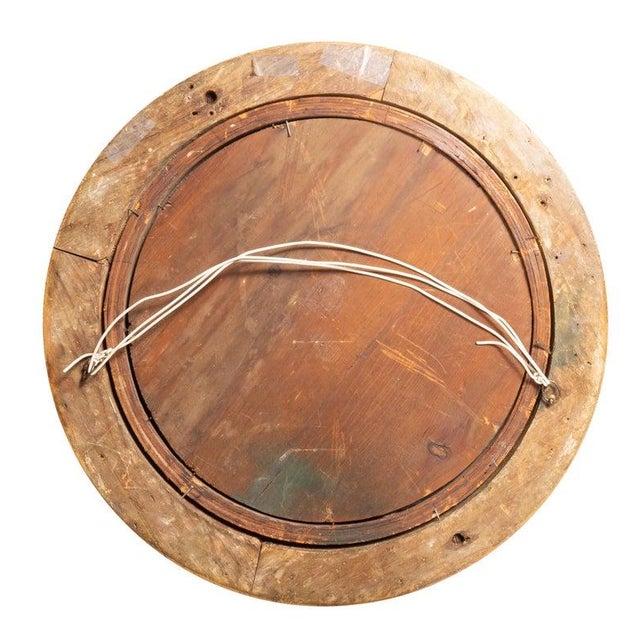 Regency Giltwood Convex Mirror For Sale In Boston - Image 6 of 8