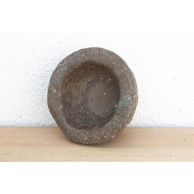 Old World Stone Mortar Bowl For Sale - Image 4 of 6