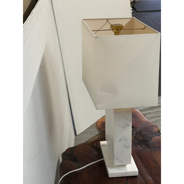 Michael Pagani + Laura Kirar for Baker Furniture Blanc Sculpte Table Lamp For Sale - Image 12 of 12