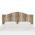 Transitional Kenmore Headboard in Caramel Linen Leopard, King For Sale - Image 3 of 6