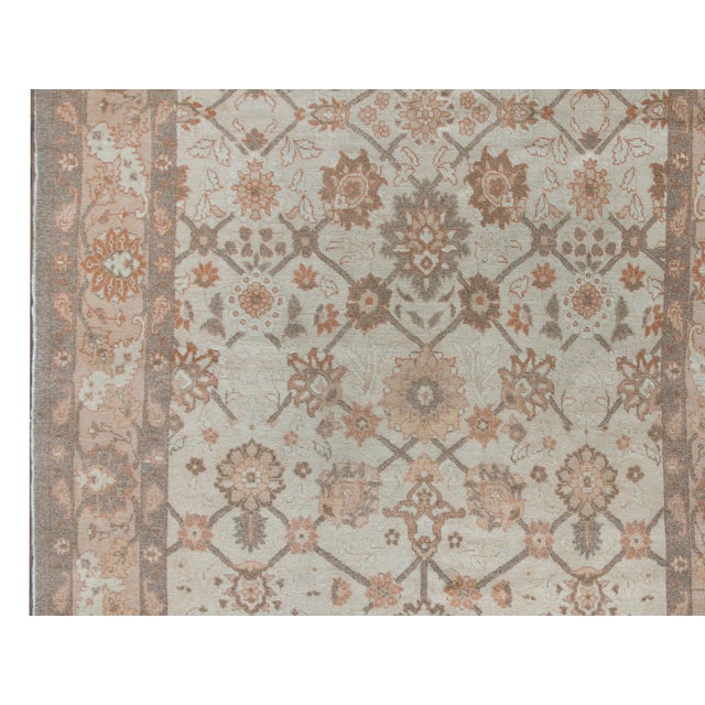 Textile Vintage Persian Tabriz Rug For Sale - Image 7 of 13