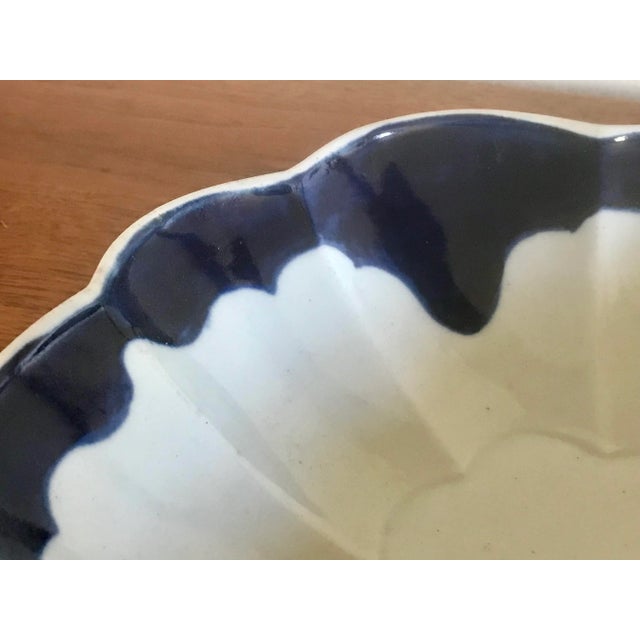 18th Century First Period Dr. Wall Worcester Porcelain Lined Dish For Sale - Image 11 of 13