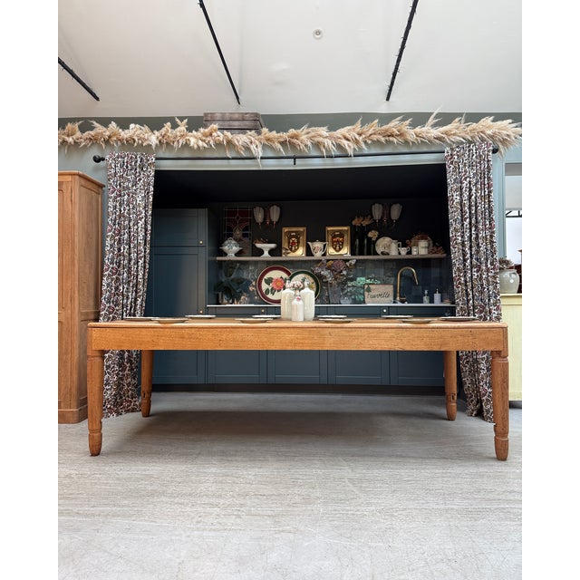 Large Craft Dining Table in Oak, 1890s For Sale - Image 18 of 18