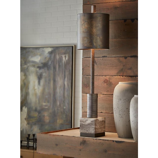 Contemporary Wildwood Circuit Iron Table Lamp For Sale - Image 3 of 7