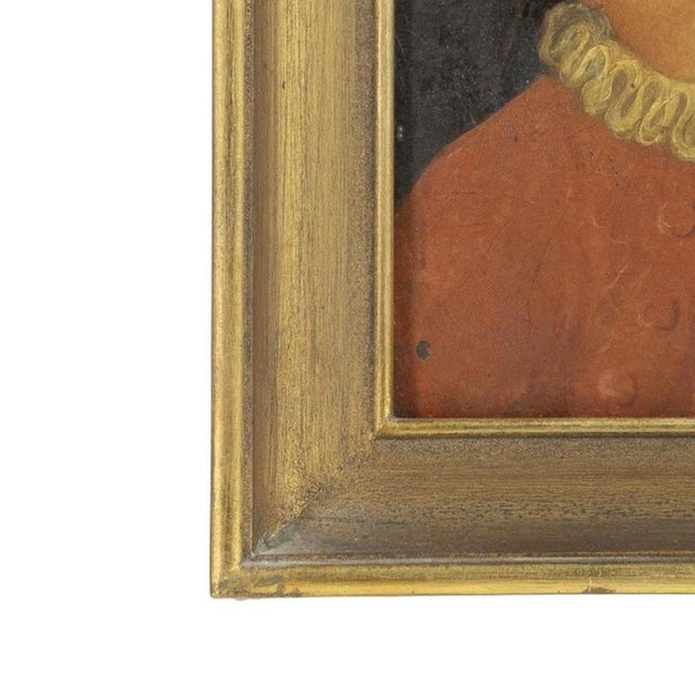 European School Artist, Portrait, 19th Century, Oil Painting on Canvas For Sale - Image 3 of 6
