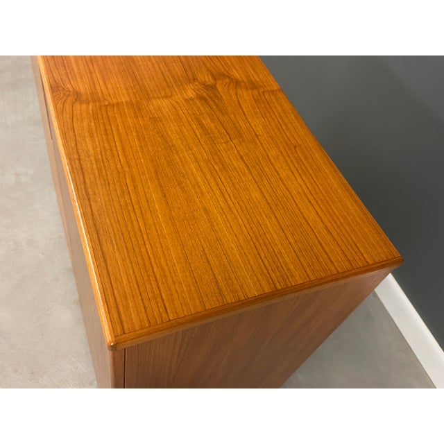 1970s 1970s Danish Modern Teak Armoire Dresser For Sale - Image 5 of 10
