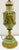Antique French Neoclassical Green Onyx and Gilt Bronze Garland and Satyr Mounts Table Lamp For Sale - Image 9 of 17