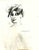 Mino Maccari, The Portrait Drawing, Mid-20th Century, Ink on Paper For Sale