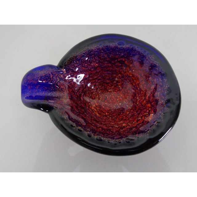 Glass Vintage Murano Glass Ashtray, Italy, 1960s For Sale - Image 7 of 18