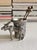Cabin Vintage German 95% Pewter Moose Match and Toothpick Holder For Sale - Image 3 of 12
