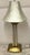 Brass Floor Lamp with Cream Fabric Shade from Unbekannt, 1970s, in Good conditions. Designed 1970 to 1979 I have official...