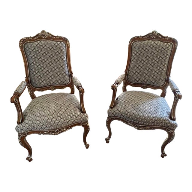 Set of Armchairs by Asnaghi Interiors For Sale