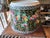 Antique Late Qing / Republic Period Chinese Famille Noire Porcelain Jardinière. Hand Painted. Medium Size. For Sale - Image 6 of 12