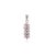 Metal Delicate 1.55 CTW Ruby Sterling Silver Charm Pendant by Carat&her - Gift for Women For Sale - Image 7 of 10
