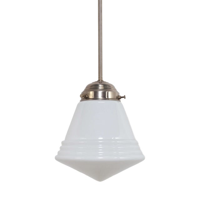 Vintage Art Deco Style Pendant Lamp, 1970s For Sale