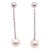 Akoya Pearl Earrings 14 Karat White Gold Certified For Sale In New York - Image 6 of 9
