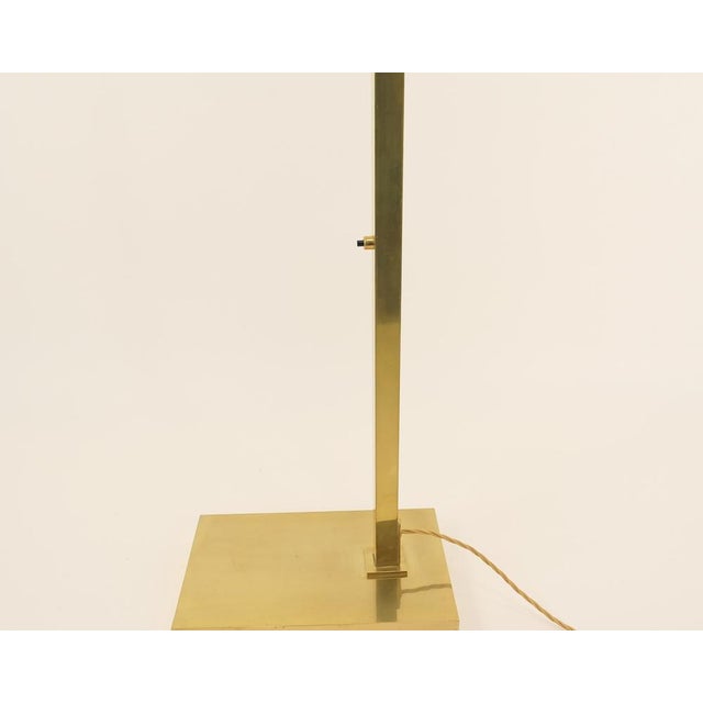 Brass Extendable Floor Lamp with Adjustable Shade, Germany, 1940s For Sale - Image 11 of 14